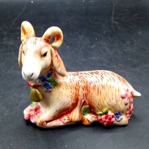 Fitz & Floyd Country  Ram Goat Salt  Shaker
